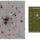 B11.3 is the actual galaxy’s location in the sky, unmagnified, behind Abell 1689. B11.1 and B11.2 are the two magnified images appearing on either side of the cluster, magnified in the right panel. (Image: Yuan et al, ApJ (2017))